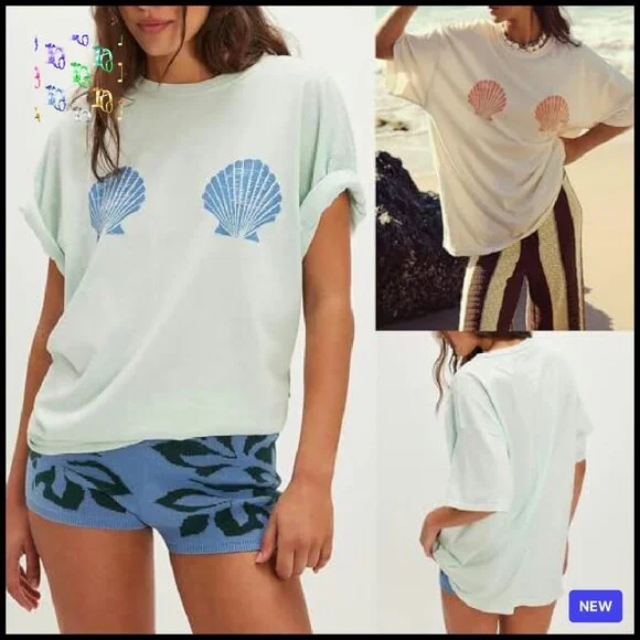 Y2K Oversized Graphic Tee Vintage Aesthetic Baggy T-Shirt Summer Tops - Picture 5 of 5